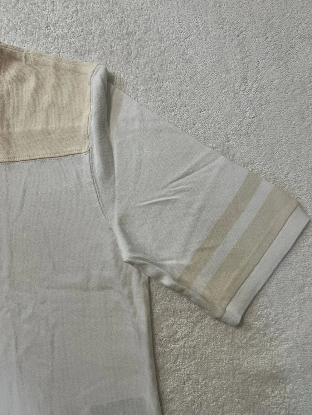 Madewell The Relaxed Varsity Tee in Vintage Jersey, Varsity Tee, M - Picture 3 of 8